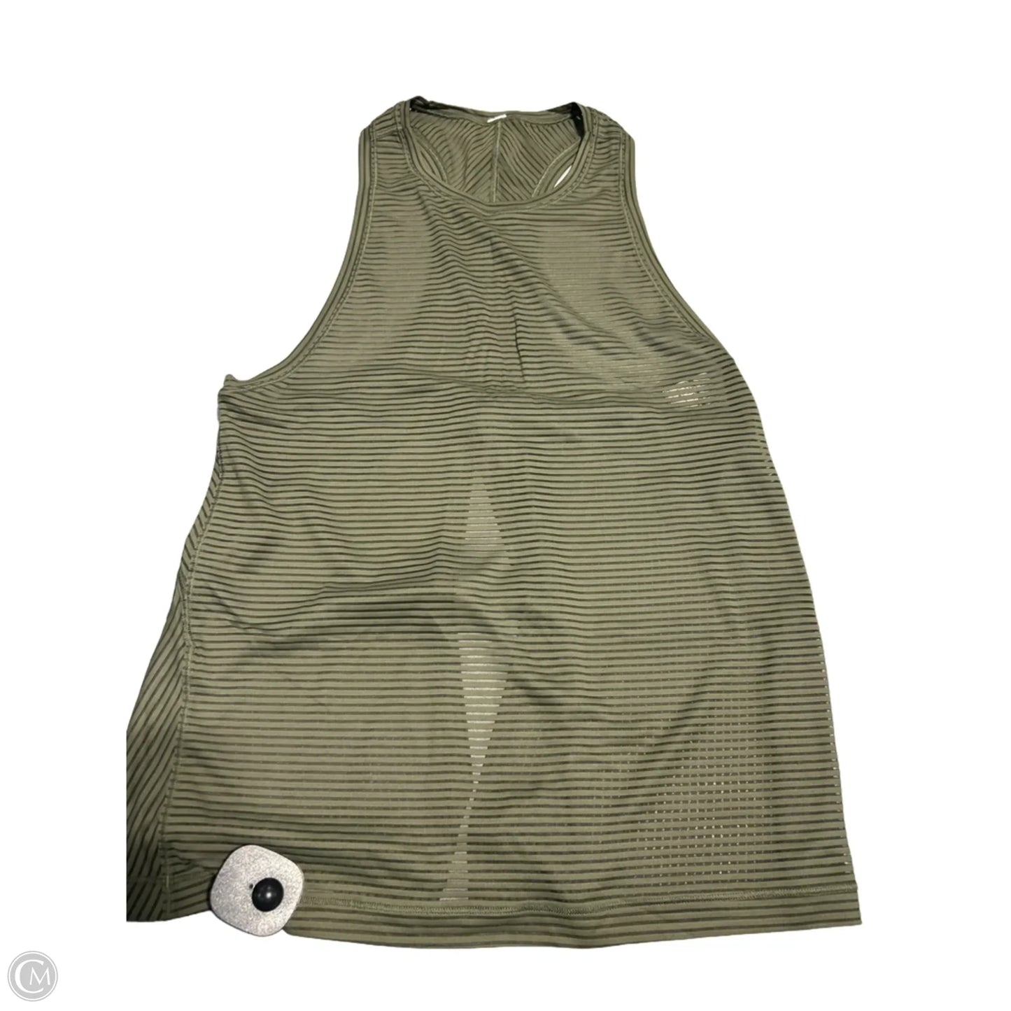 Athletic Tank Top By Lululemon In Green, Size: 4