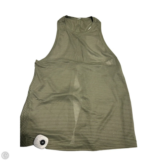 Athletic Tank Top By Lululemon In Green, Size: 4