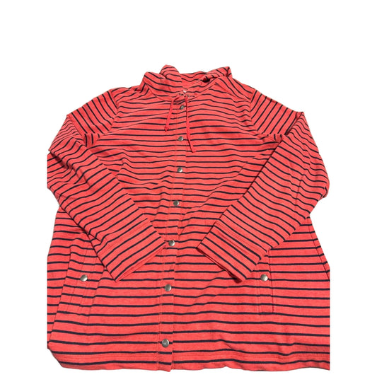 Top Long Sleeve By L.l. Bean In Striped Pattern, Size: 1x