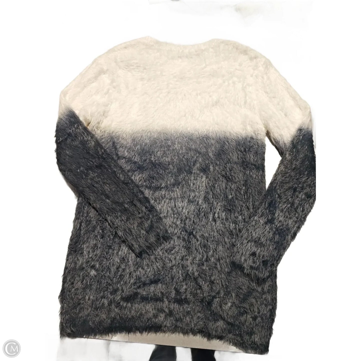 Sweater By Doe & Rae In Grey & White, Size: L