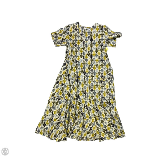 Dress Casual Maxi By Cme In Tan & Yellow, Size: M