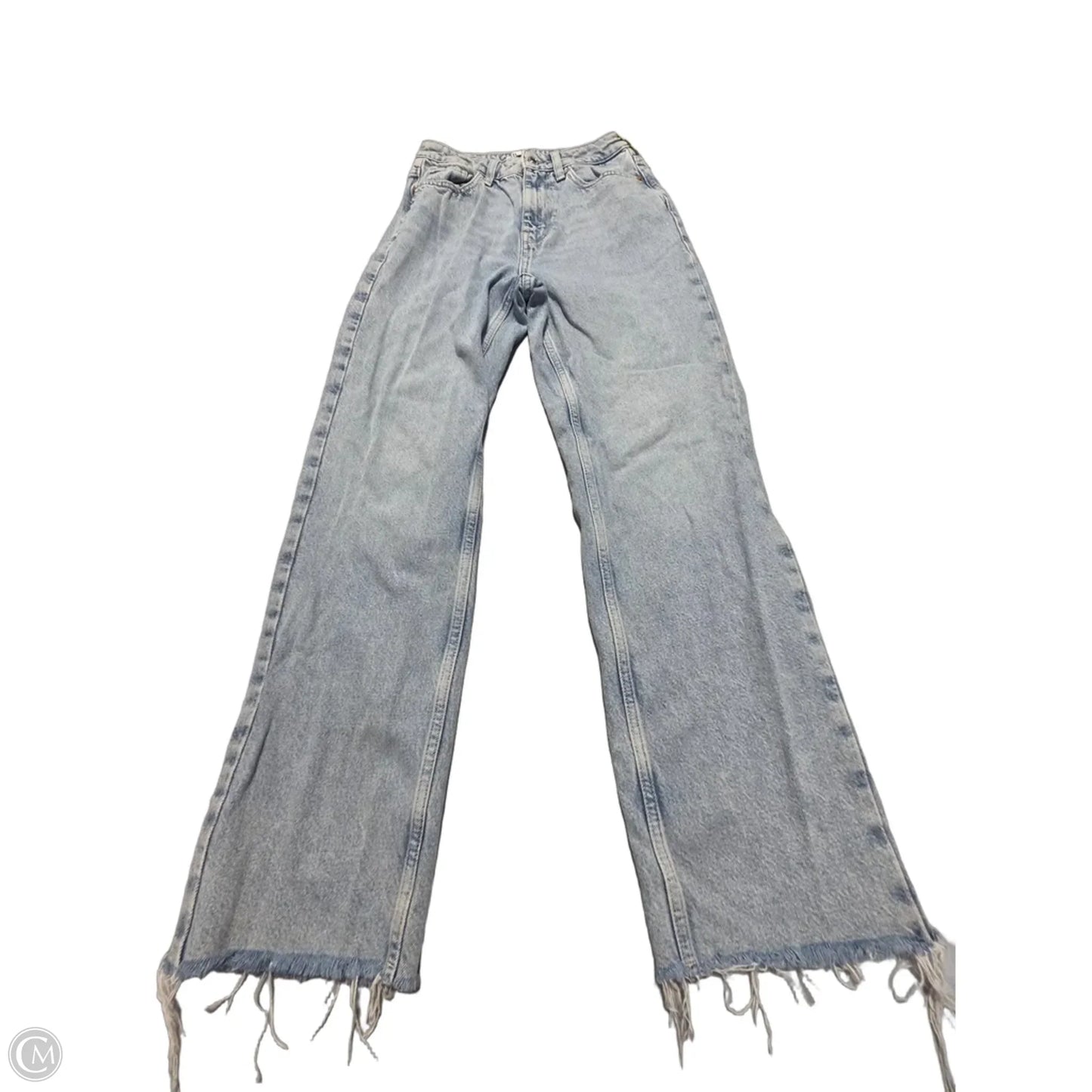 Jeans Straight By Zara In Blue, Size: 2