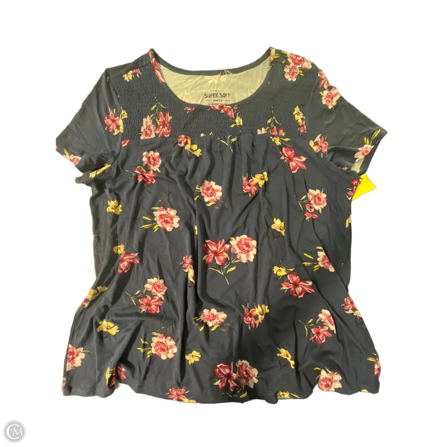 Top Short Sleeve By Torrid In Blue, Size: 2x