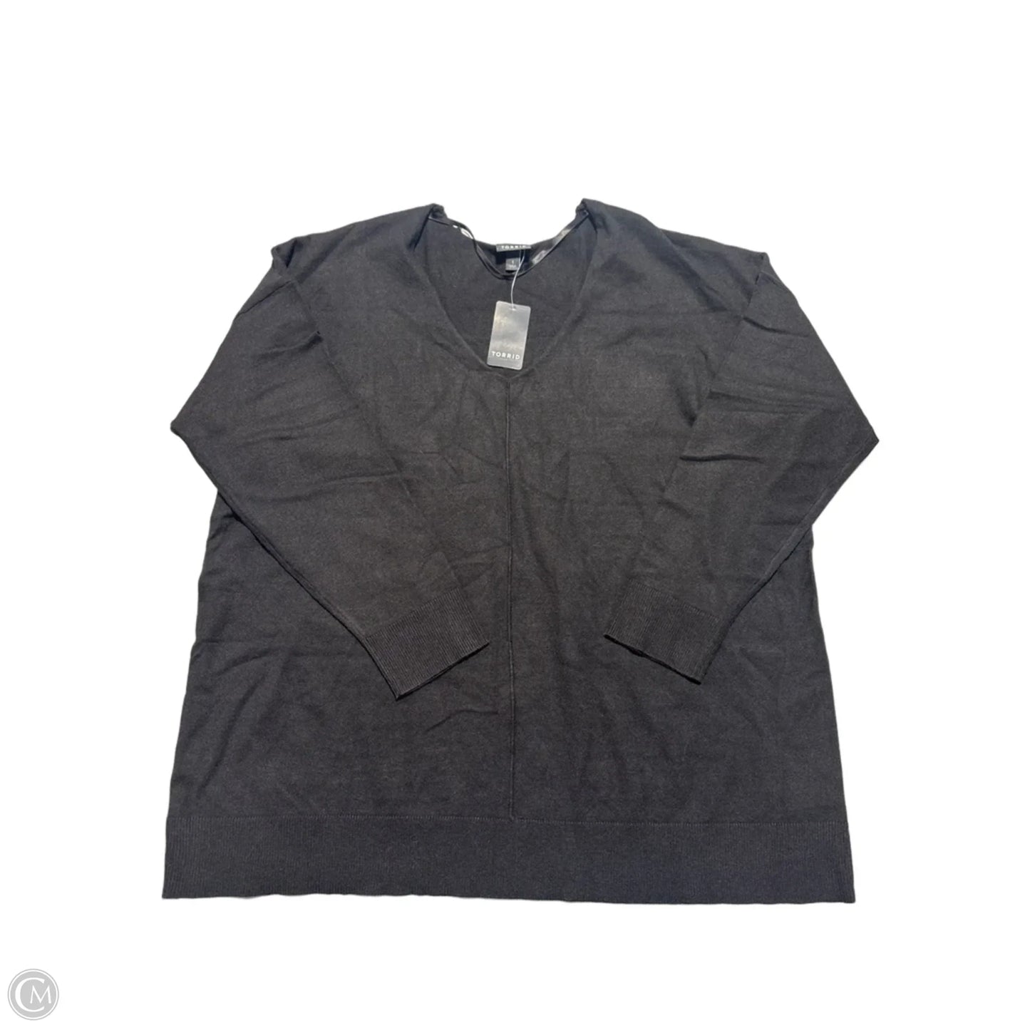 Top Long Sleeve By Torrid In Black, Size: 1x