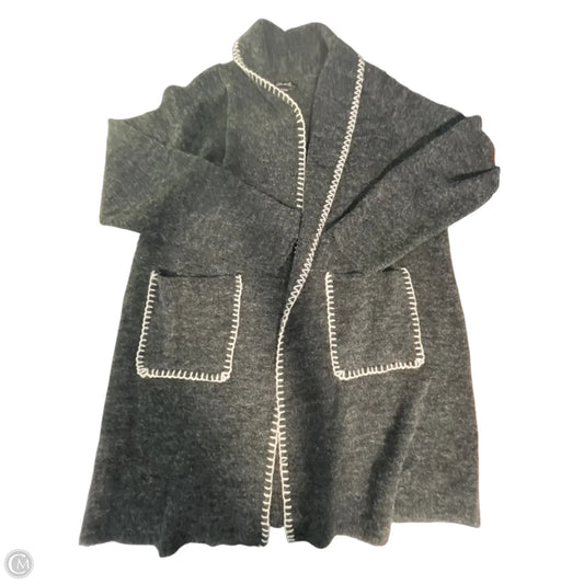 Cardigan By Charlie B In Grey, Size: Xl
