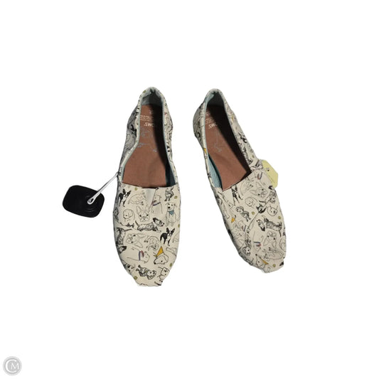 Shoes Flats By Toms In Cream, Size: 9