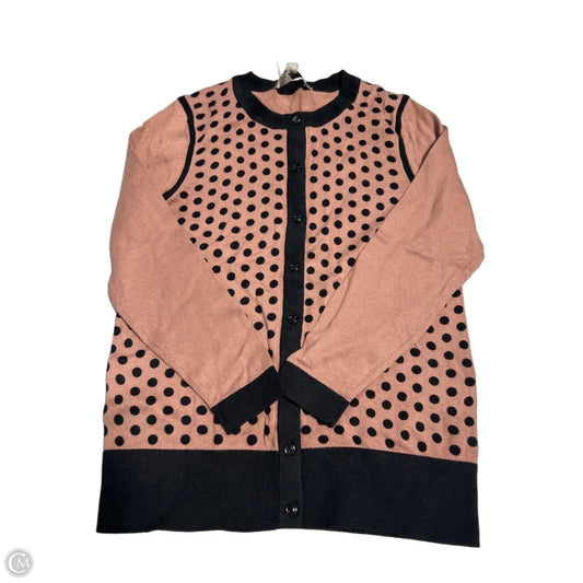 Top 3/4 Sleeve By Loft In Black & Brown, Size: Xs