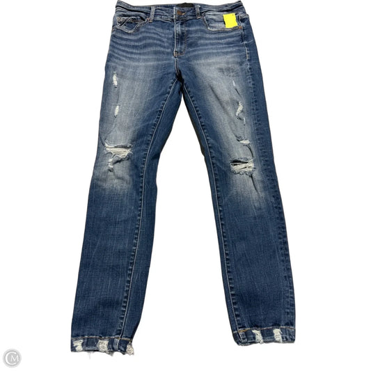 Jeans STRAIGHT By Buckle Black In Blue, Size: 10