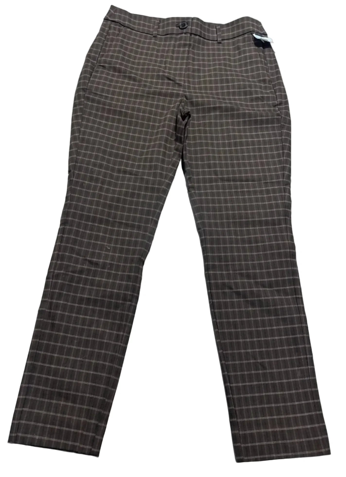 Pants Dress By Loft In Plaid Pattern, Size: 8p