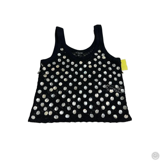 Tank Top By J. Crew In Black & Cream, Size: M