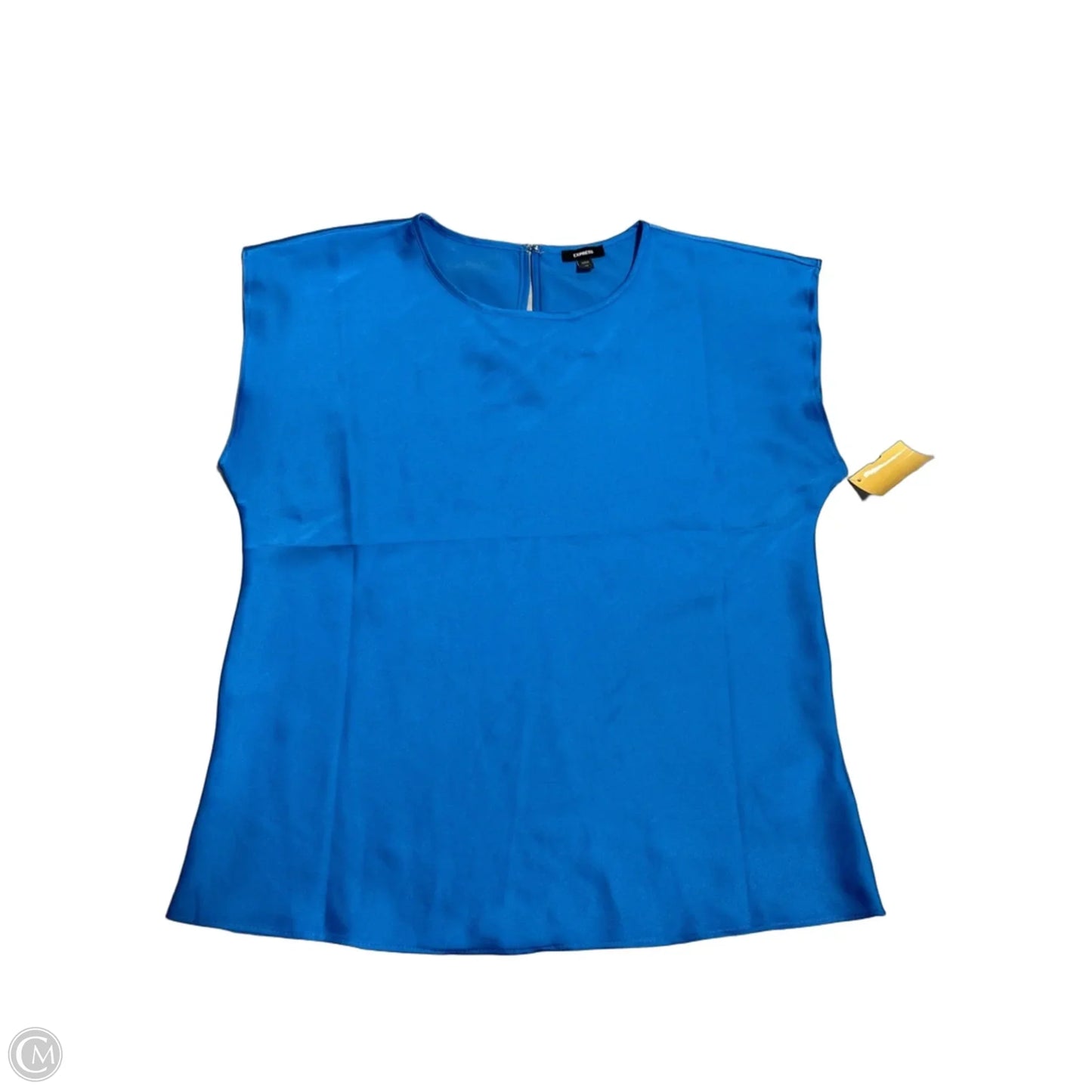 Top Short Sleeve By Express In Blue, Size: Xs
