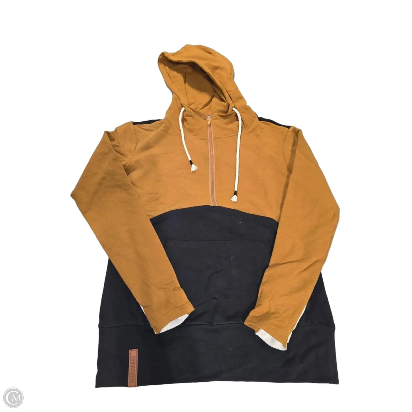 Sweatshirt Crewneck By Cmc In Black & Brown, Size: S