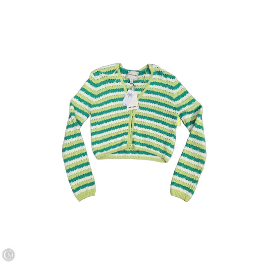 Cardigan By Industry In Striped Pattern, Size: M