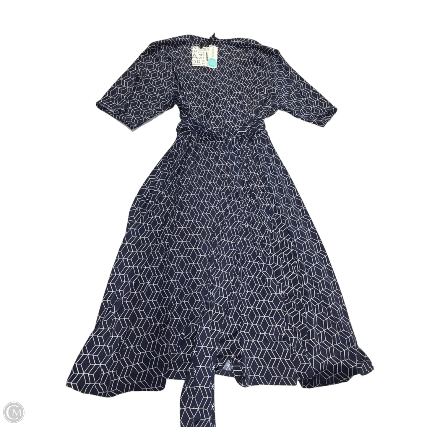 Dress Casual Maxi By 41 Hawthorn In Geometric Pattern, Size: 3x