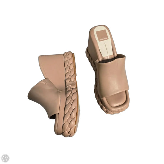 Sandals Heels Wedge By Dolce Vita In Black, Size: 7