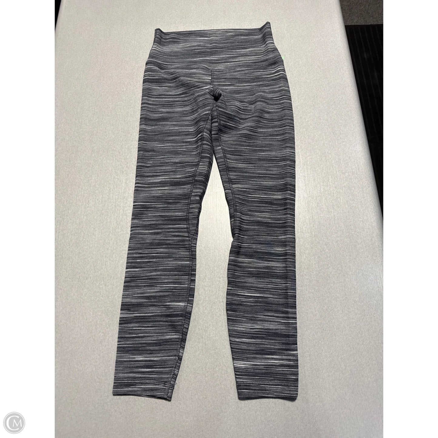Athletic Leggings By Lululemon In Black & White, Size: 6
