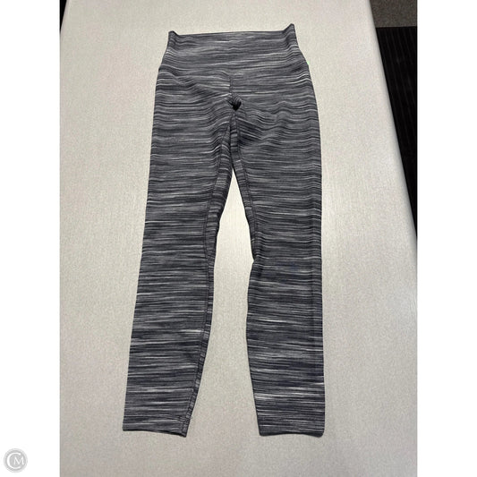 Athletic Leggings By Lululemon In Black & White, Size: 6