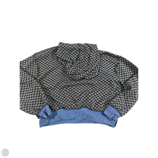 Sweatshirt Hoodie By Cmc In Black & Blue, Size: M