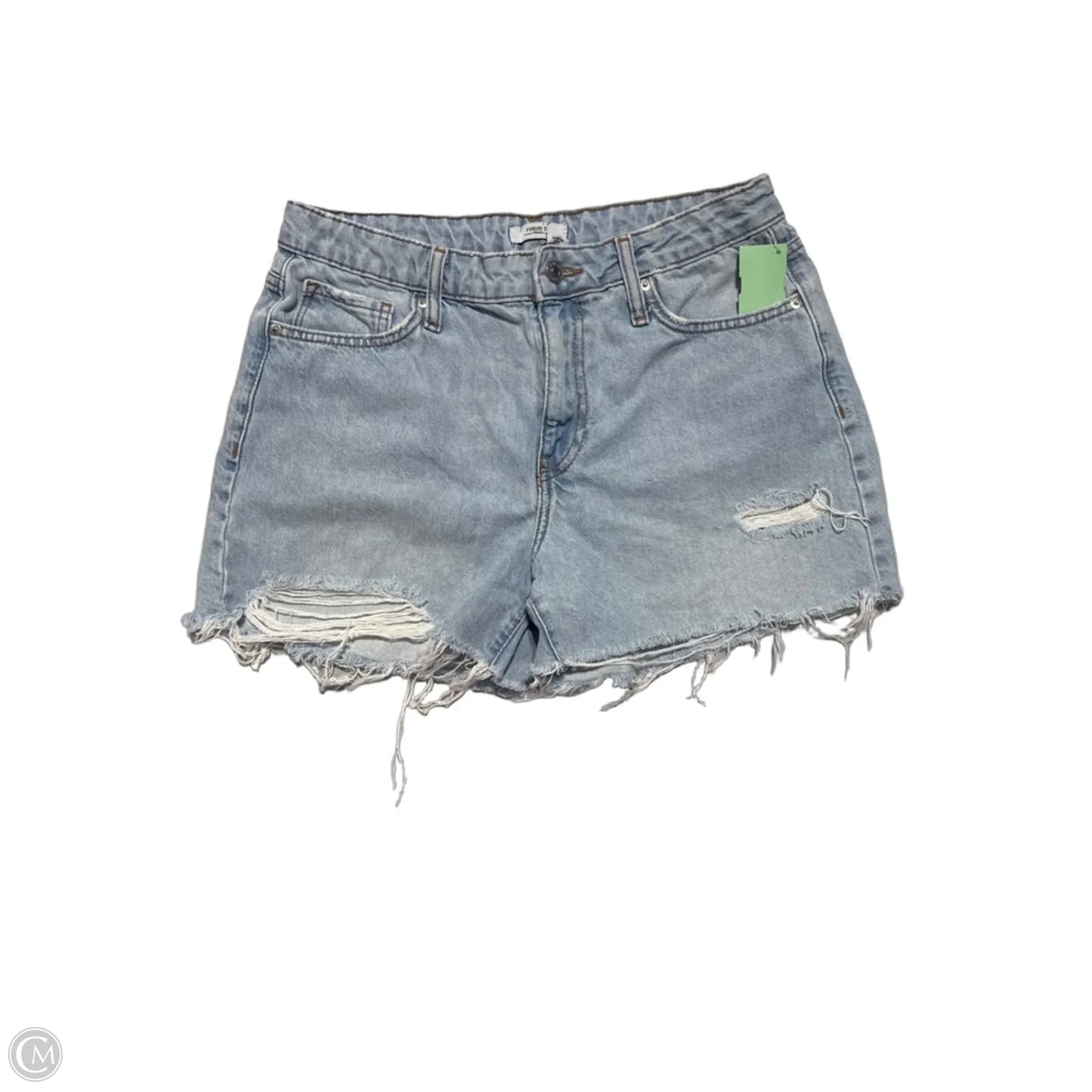 Shorts By Forever 21 In Blue Denim, Size: 4