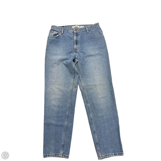 Jeans Straight By Levis Signature In Blue Denim, Size: 16