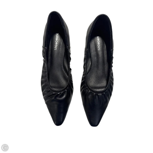 Shoes Flats By Glamorous In Black, Size: 7