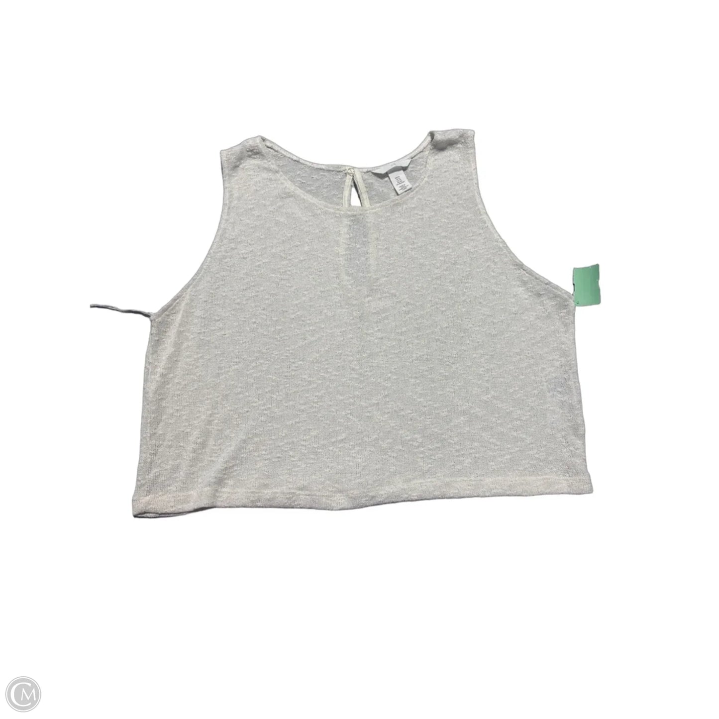 Tank Top By H&m In Cream, Size: Xl