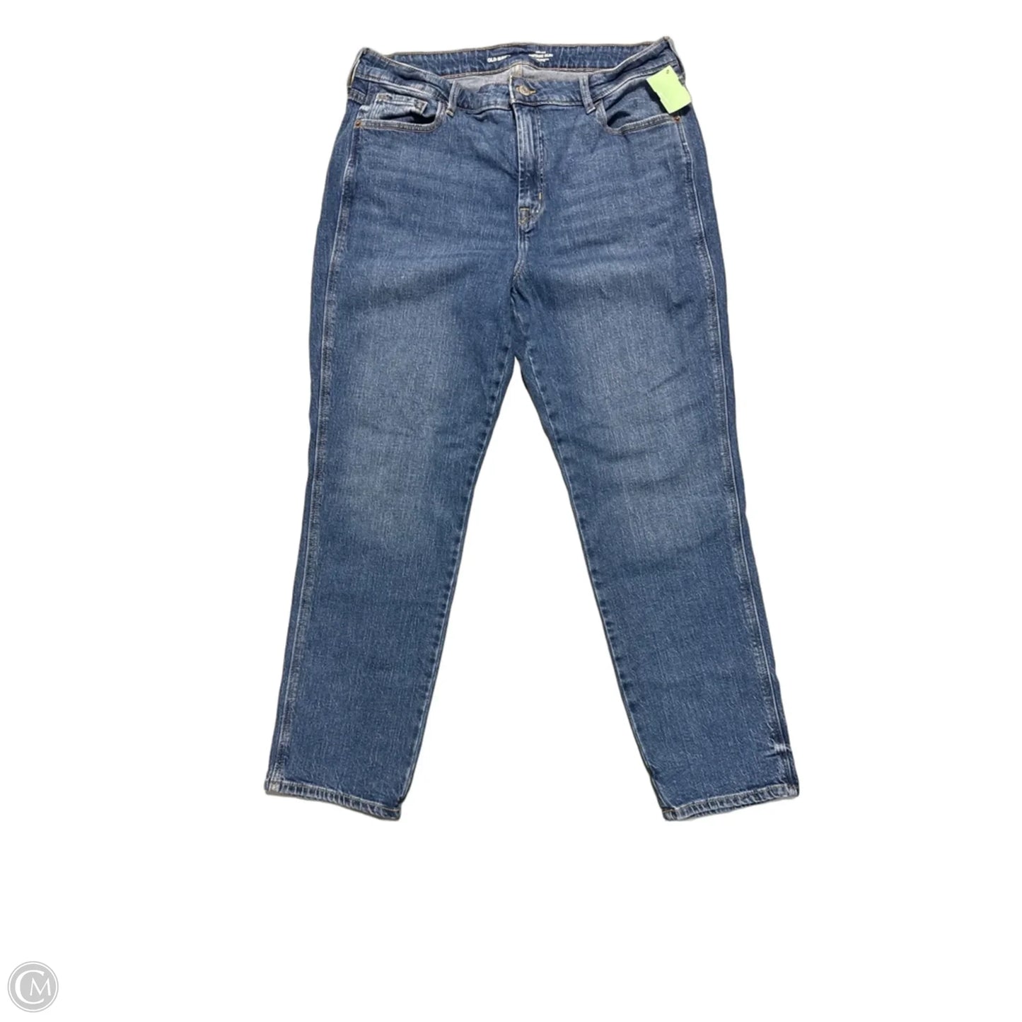 Jeans Straight By Old Navy In Blue Denim, Size: 14
