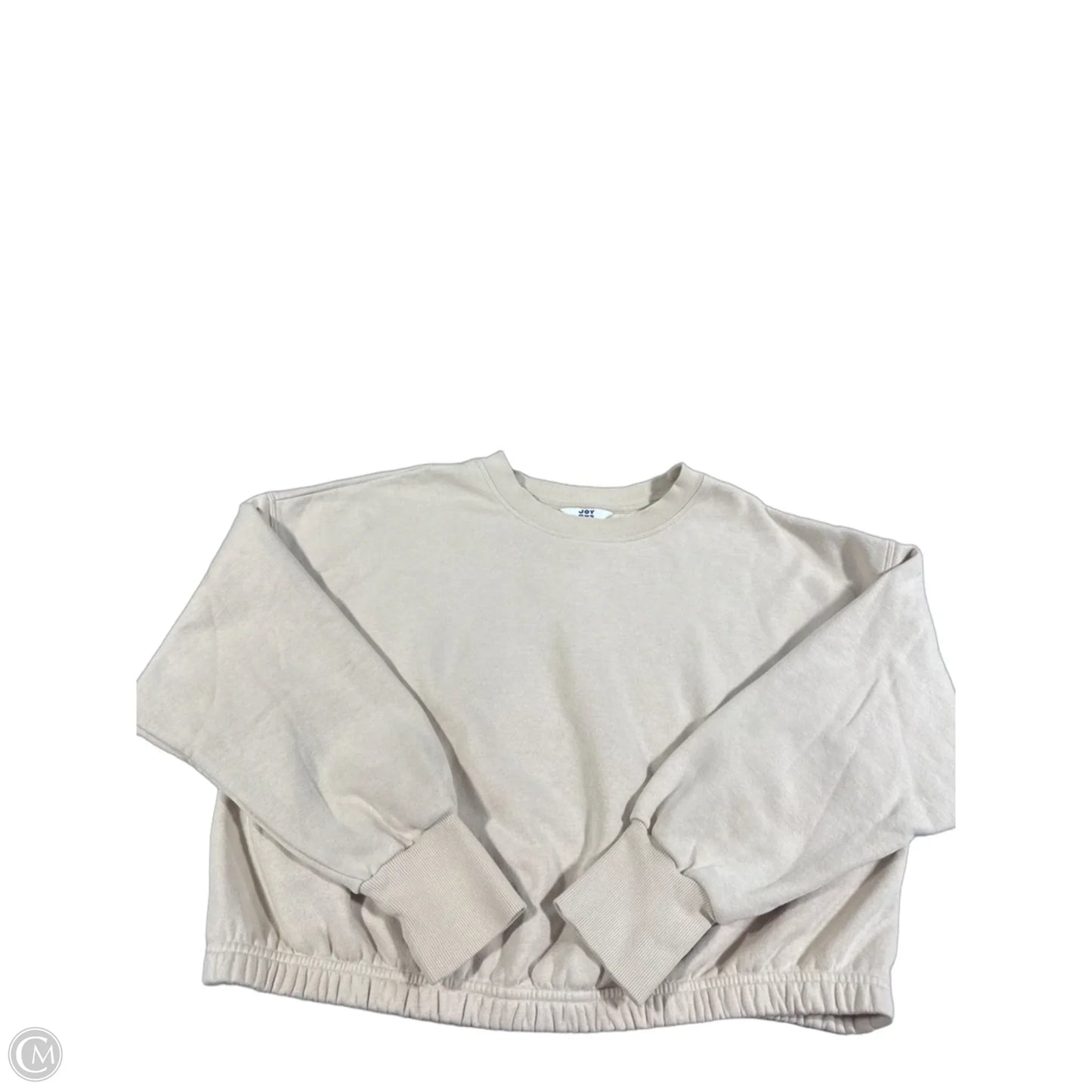 Sweatshirt Crewneck By Joy Lab In Tan, Size: Xl