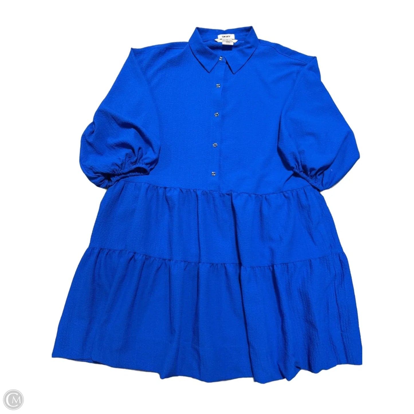 Dress Casual Short By Dkny In Blue, Size: M