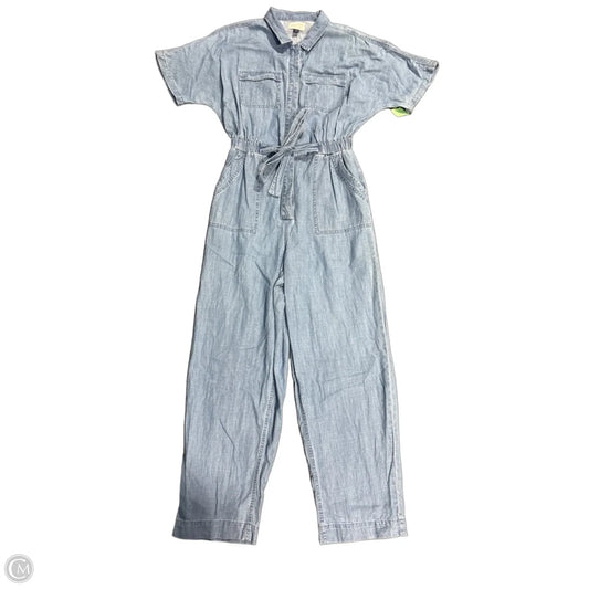 Romper By Universal Thread In Blue Denim, Size: S