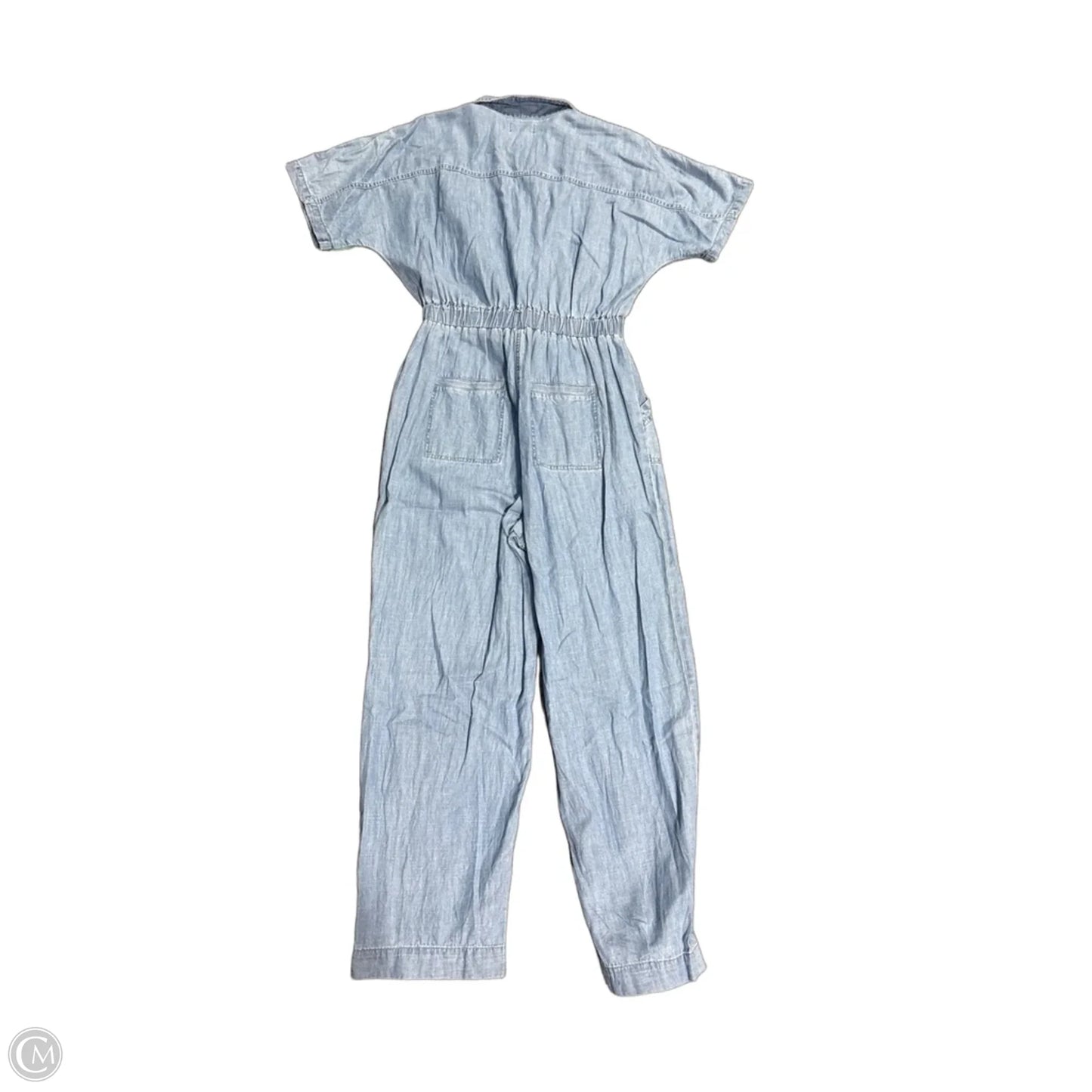Romper By Universal Thread In Blue Denim, Size: S