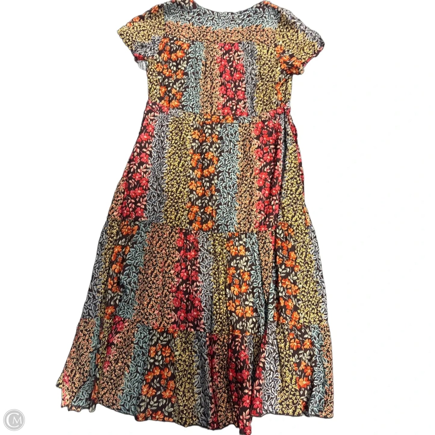 Dress Casual Maxi By Coldwater Creek In Floral Print, Size: L