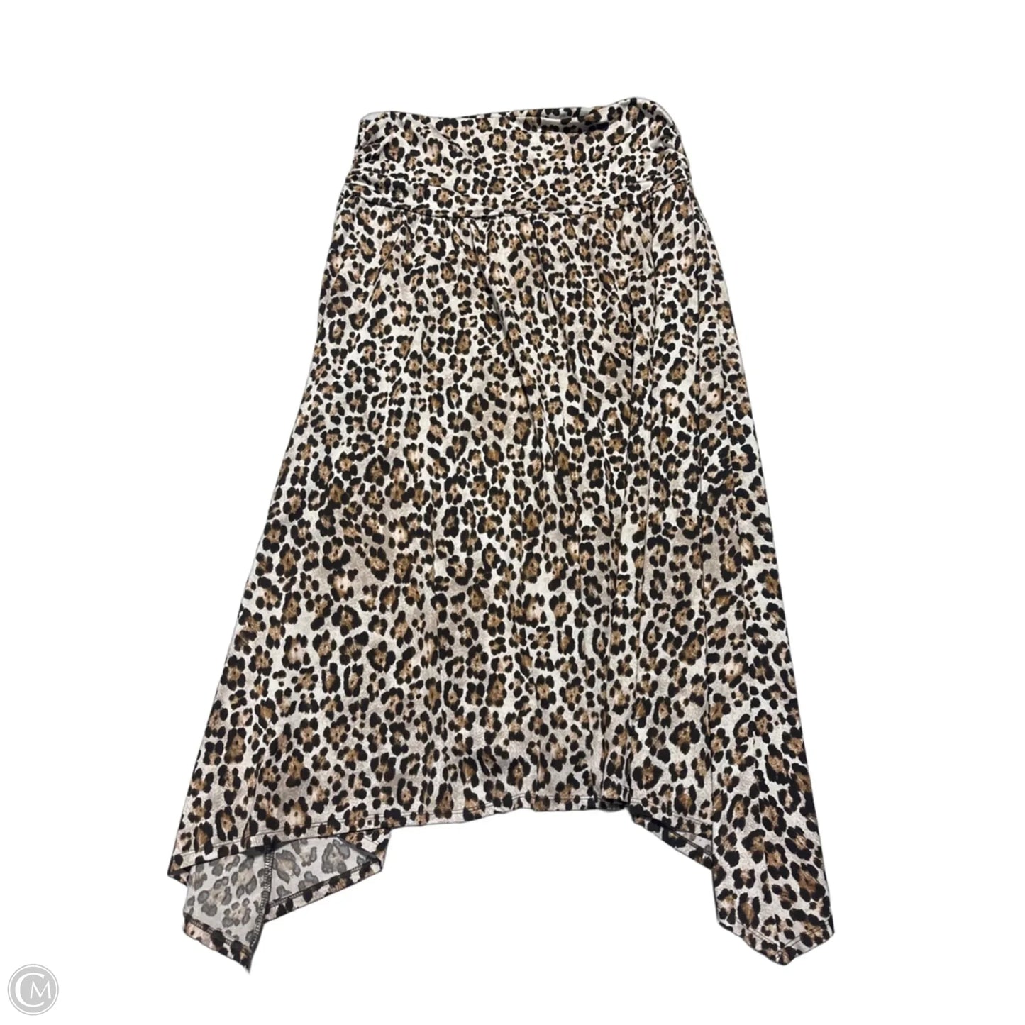 Skirt Midi By Apt 9 In Animal Print, Size: Xxl
