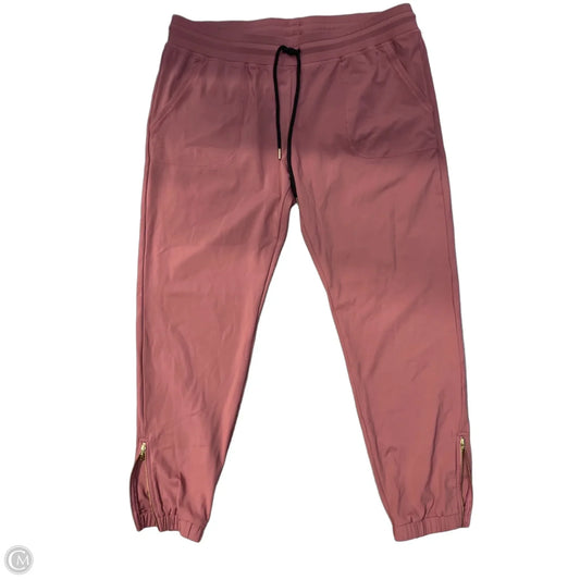 Athletic Pants By Zyia In Orange, Size: Xxl