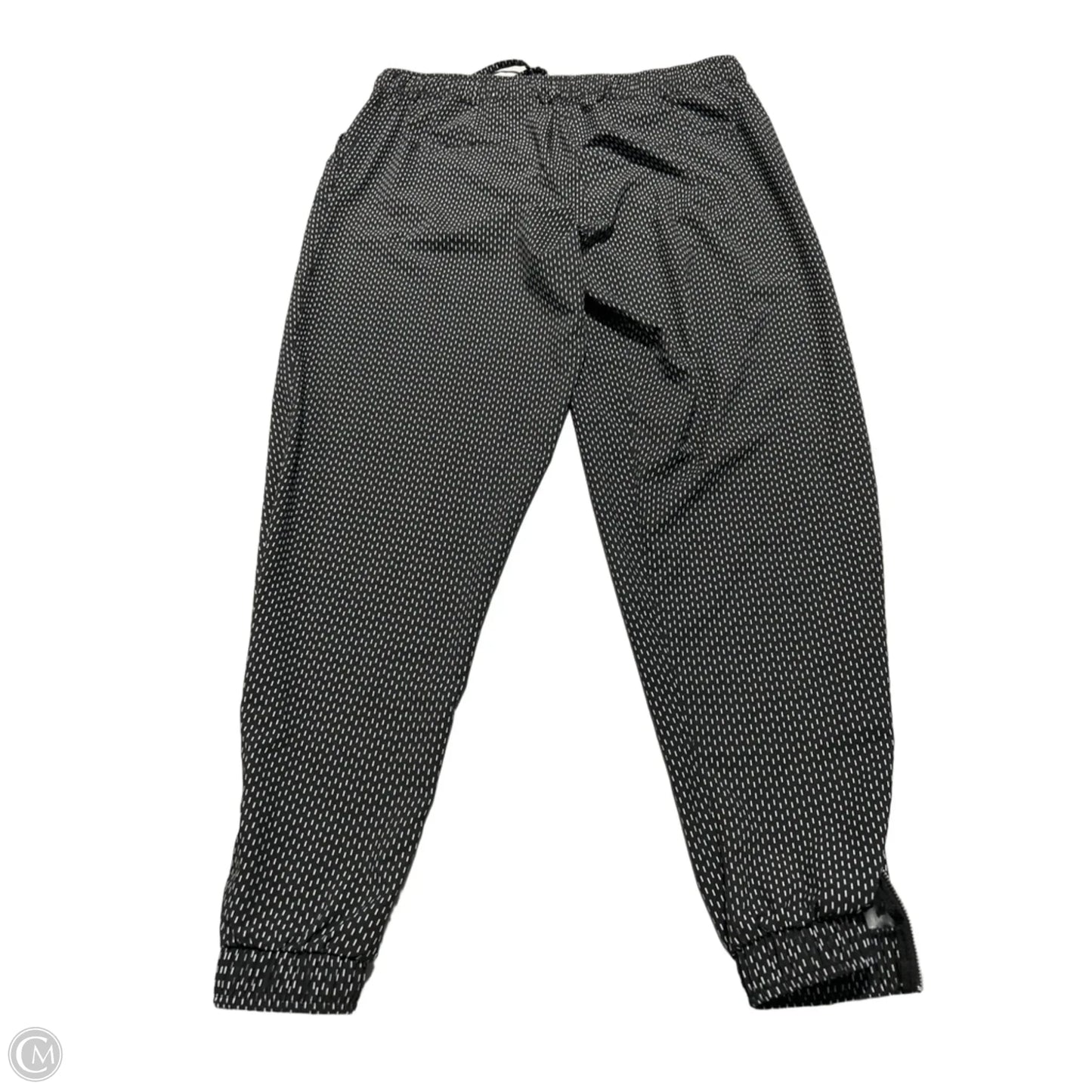 Athletic Pants By Cmc In Black & White, Size: Xl