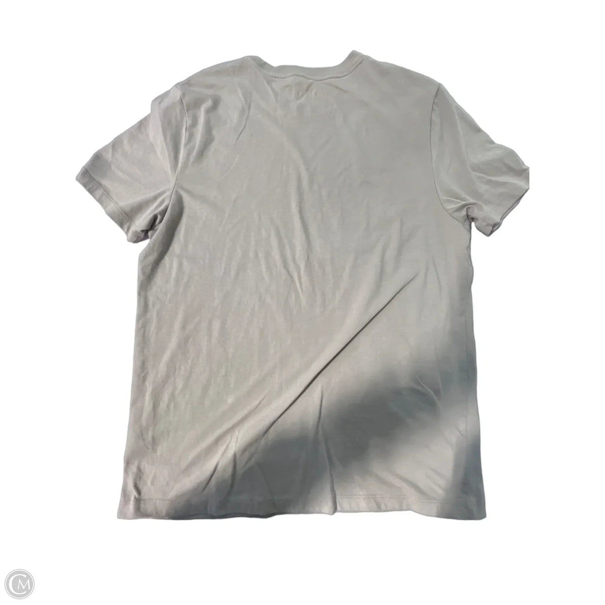 Top Short Sleeve By Cmc In Beige, Size: M