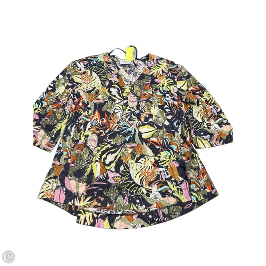 Top 3/4 Sleeve By Cmc In Multi-colored, Size: Xs