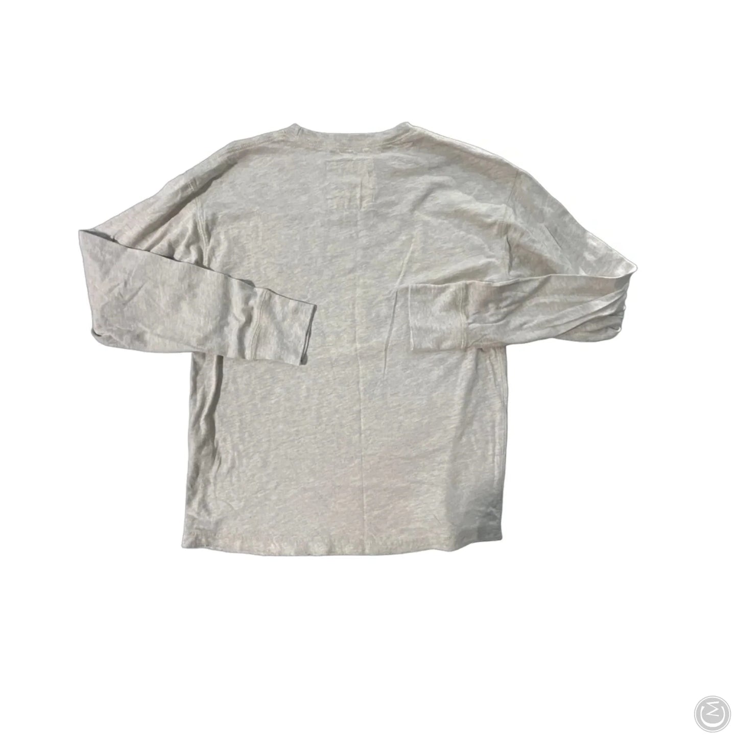 Top Long Sleeve By Cmc In Cream, Size: M