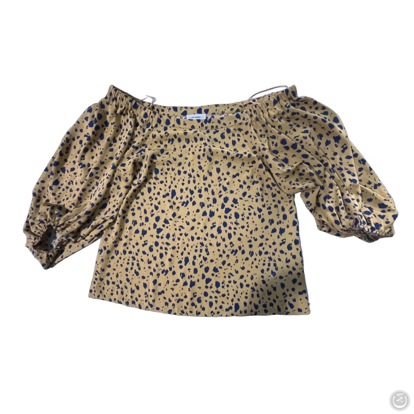 Top Long Sleeve By Eesome In Gold, Size: M