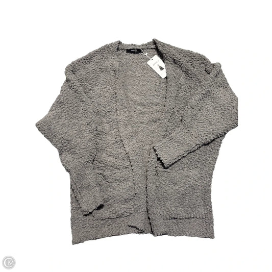 Sweater Cardigan By Zesica In Grey, Size: M