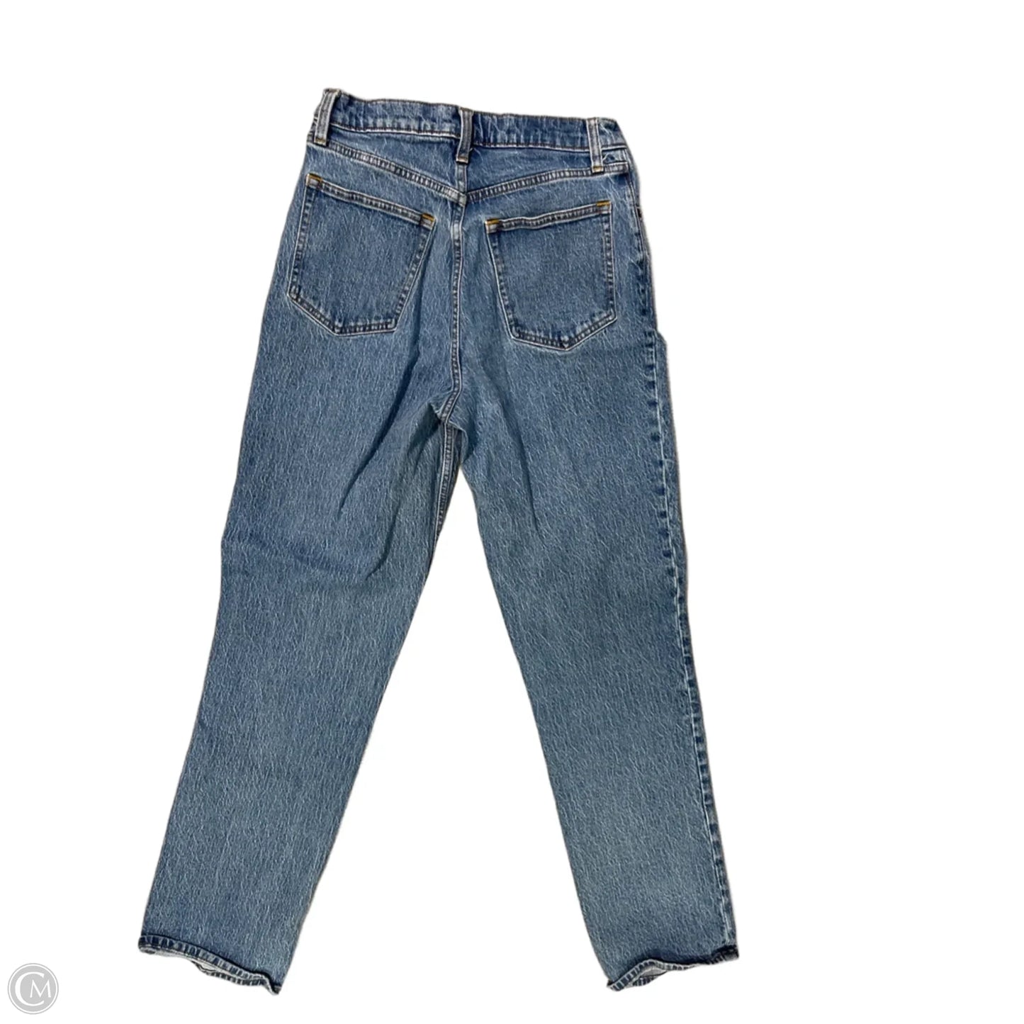 Jeans Straight By Abercrombie And Fitch In Blue Denim, Size: 8