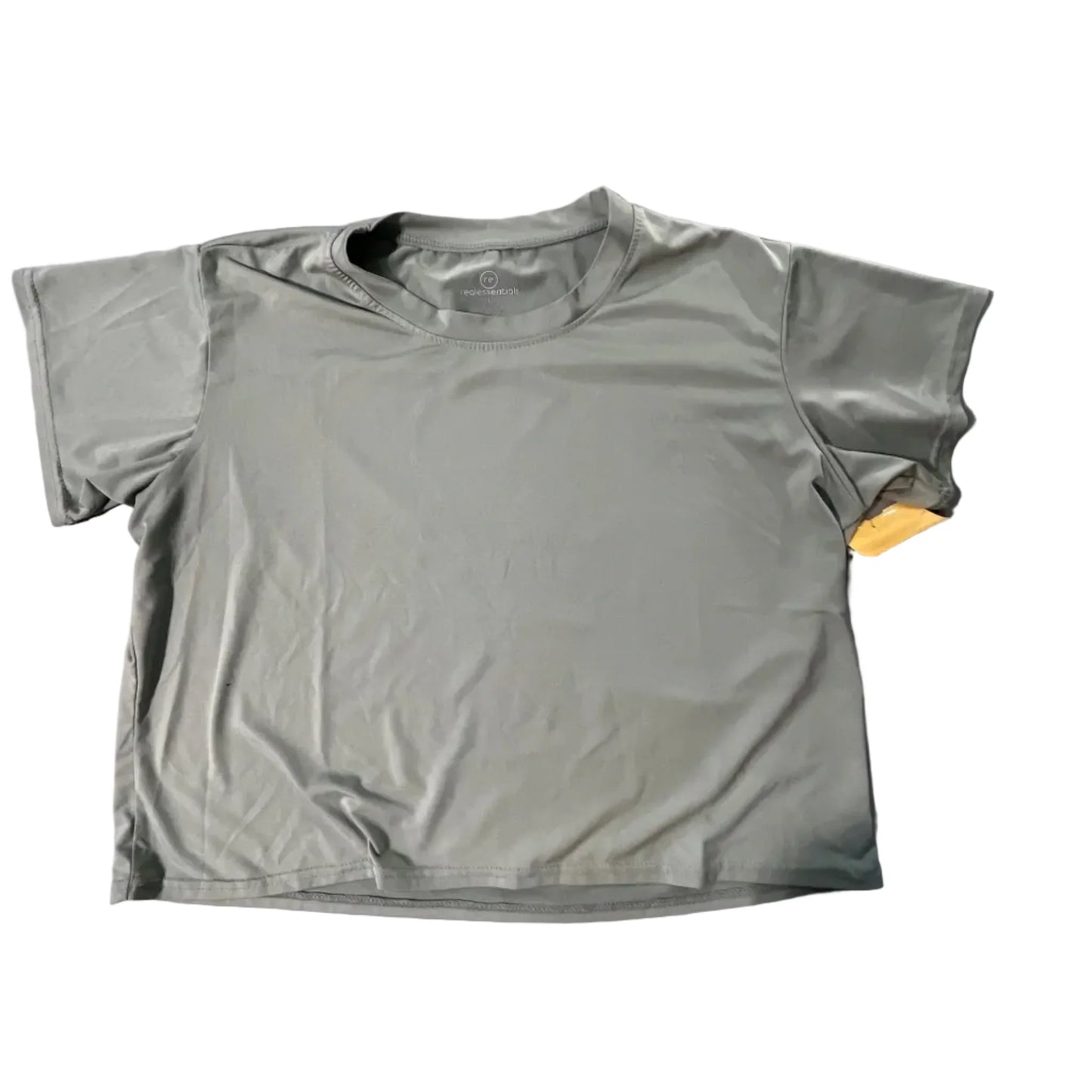 Athletic Top Short Sleeve By Cmc In Green, Size: L