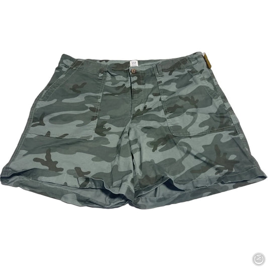 Shorts By Gap In Camouflage Print, Size: 16