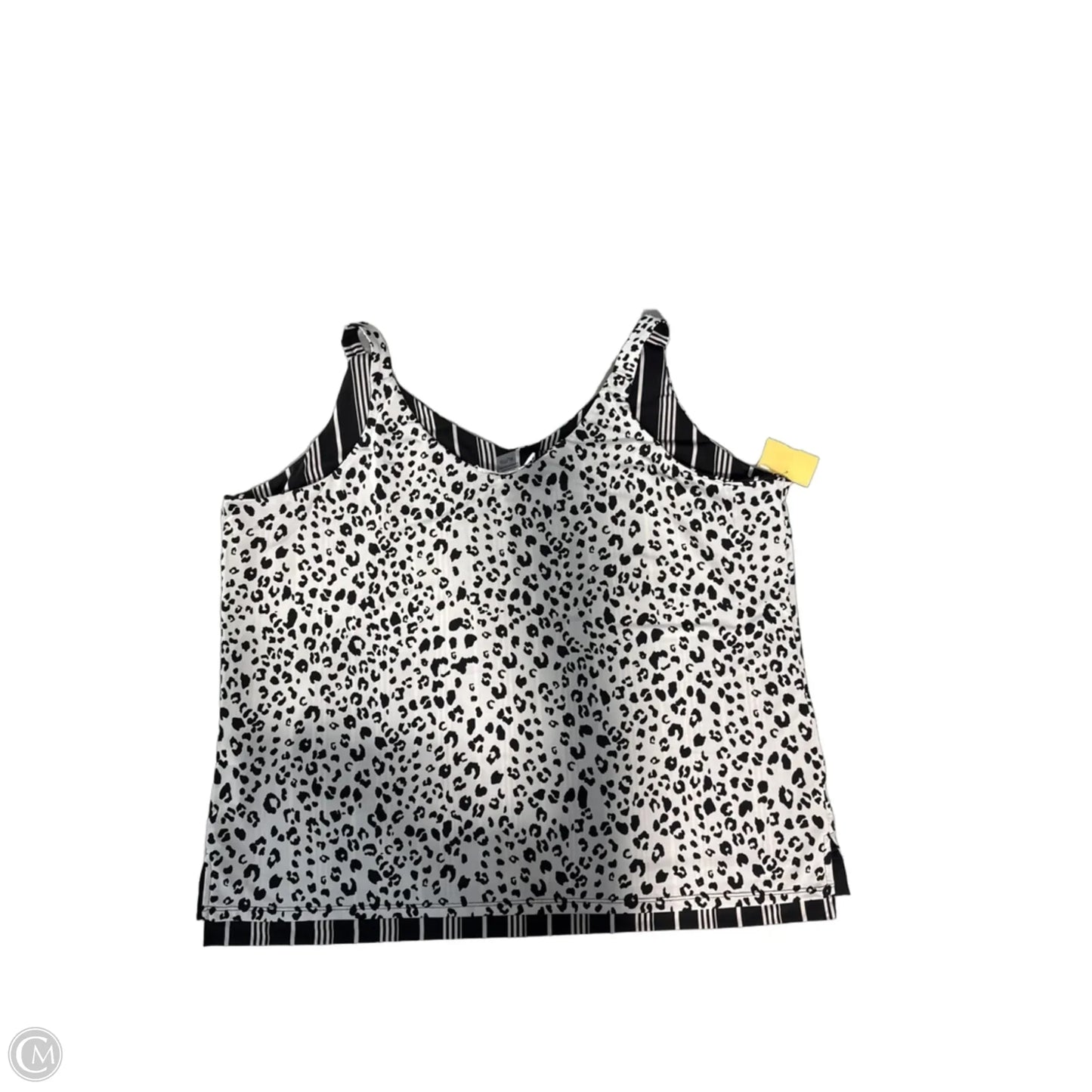 Tank Top By Cmc In Black & White, Size: Xl