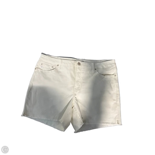 Shorts By Seven 7 In White Denim, Size: 16