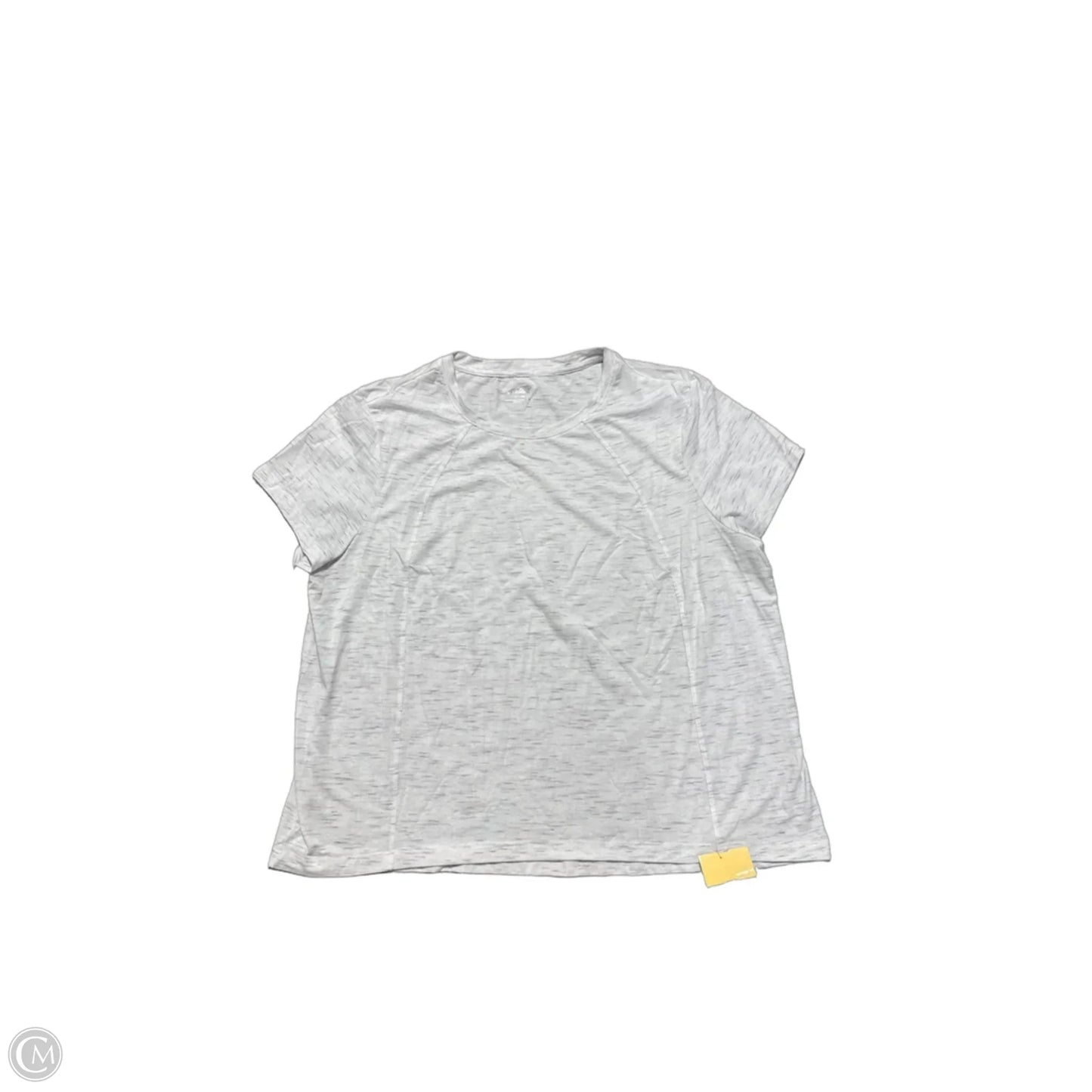 Top Short Sleeve By Avia In Grey, Size: Xxl
