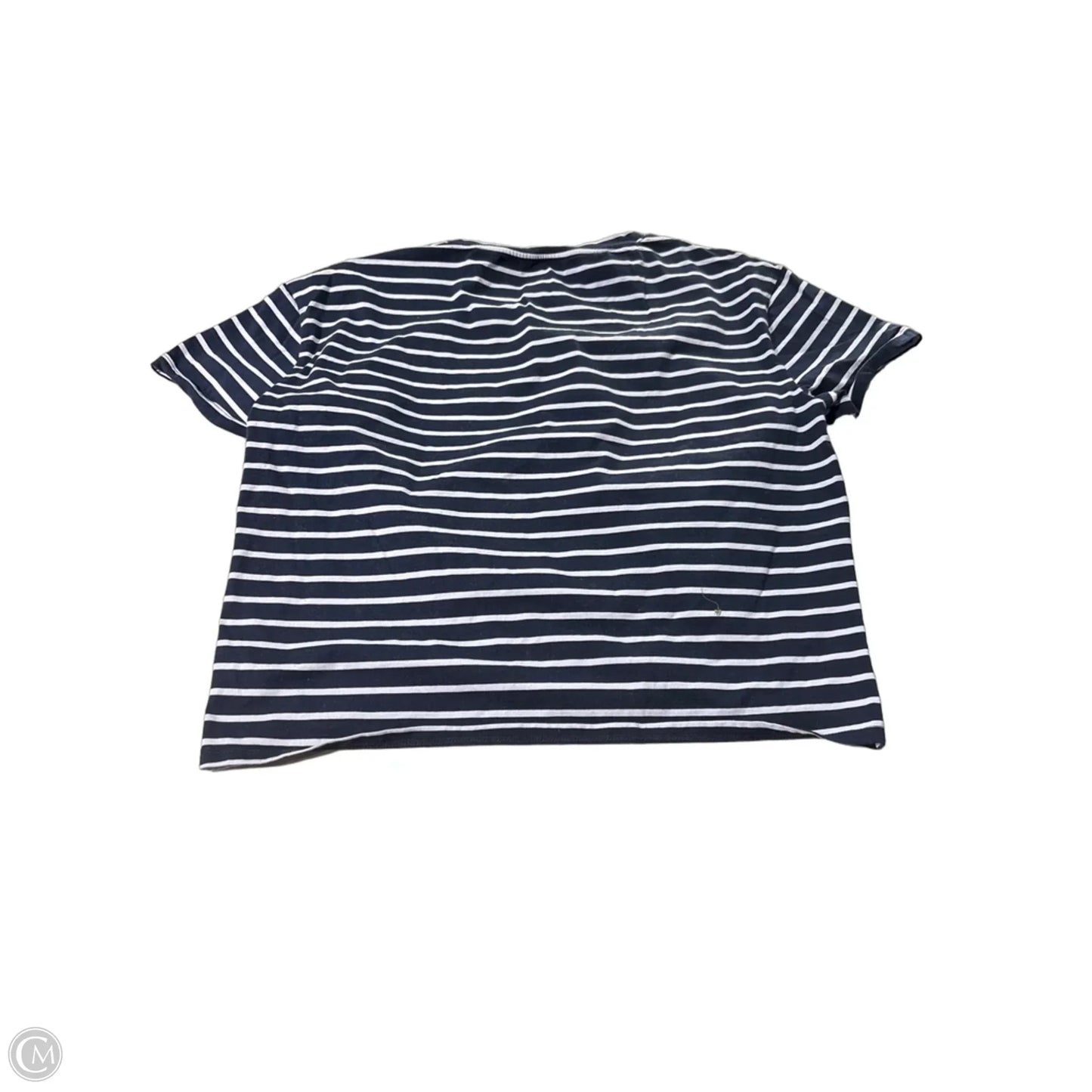 Top Short Sleeve By Cmc In Blue, Size: L