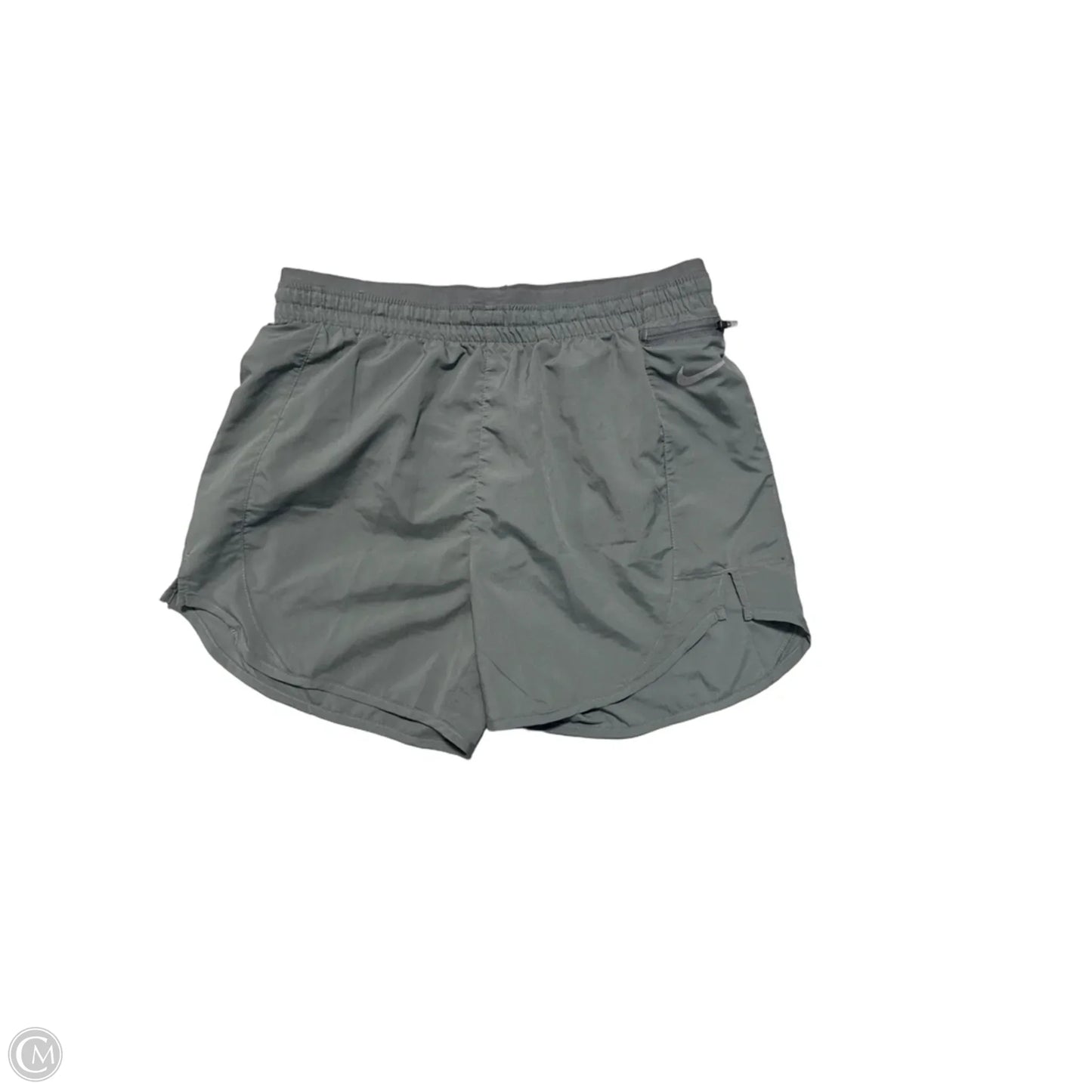 Athletic Shorts By Nike In Grey, Size: S