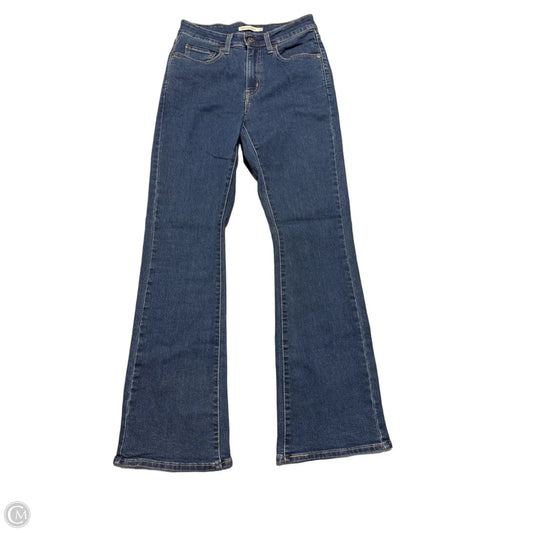 Jeans Boot Cut By Levis In Blue Denim, Size: 6