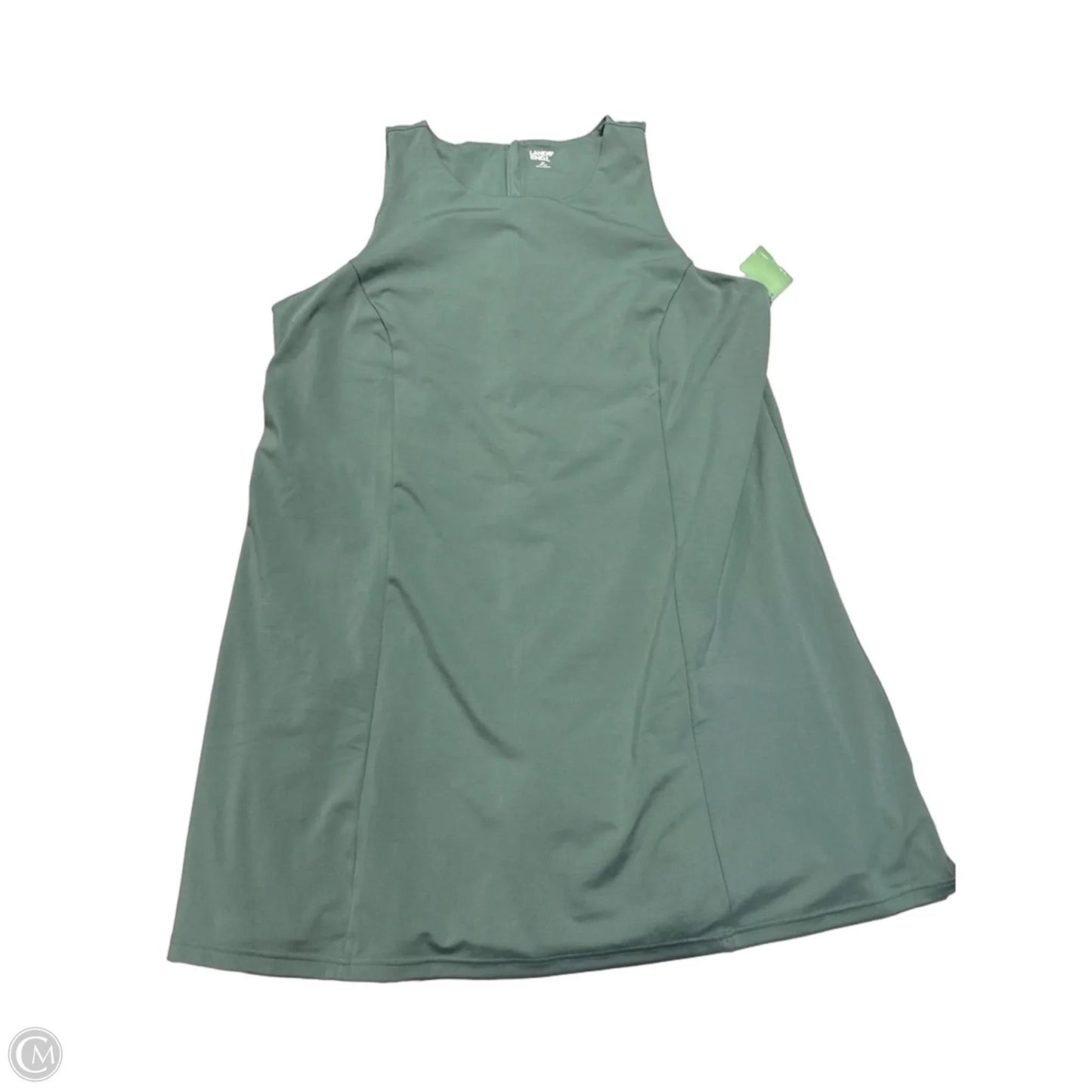Athletic Dress By Lands End In Green, Size: 2x